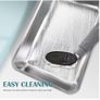 Stainless Steel Cat Litter Box, Large Metal Litter Tray for Cats Rabbits, Never Absorb Odors, Stain Free, Rustproof, Non Stick Smooth Surface Image 8