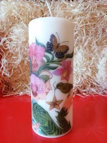 XL Mother's day brand new spring /birthday unscented decorative pillar candle