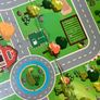 wooden train table and set Image 2