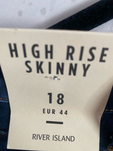 Riverisland skinny high waist new jeans with tags