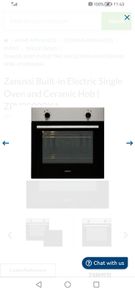 Brand New Zanussi Built-In Electric Oven