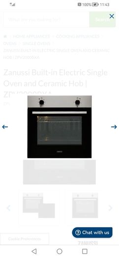 Zanussi gas hob