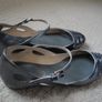 Tod's Grey Metallic Flats Image 5