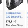 motorcycle Modular helmet Scorpion Exo 930 Image 3