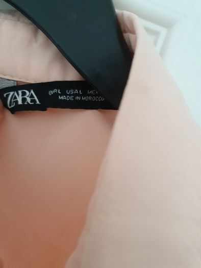 Zara cotton peach colour shirt