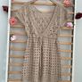 Crochet top/tunic /beachwear 100% cotton size large 12/14 Image 3