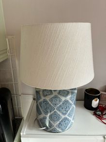 Ceramic Floral Lamp