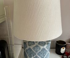 Ceramic Floral Lamp