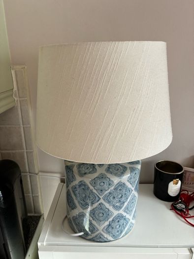 Ceramic Floral Lamp