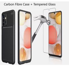 Samsung Galaxy A32 5G  Phone Cover + 9H Tempered Glass
