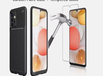 Samsung Galaxy A32 5G  Phone Cover + 9H Tempered Glass