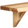 Wall Shelves 2 pcs 90x20x16 cm Solid Acacia Wood Image 5