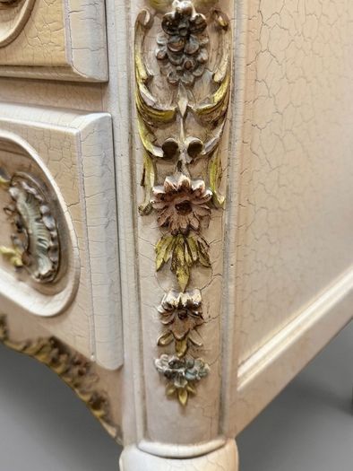 Charming French Vintage Armoire Chest of Drawers