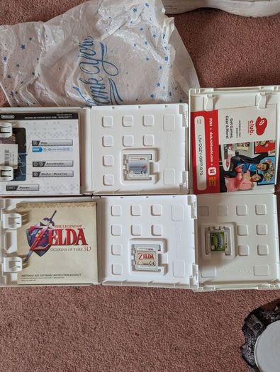 3DS Games Zelda, Mario Kart, Animal crossing