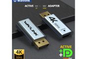Wavlink Premium Active DisplayPort (Male) to HDMI (Female) UHD (4K@60Hz) (Aluminum Alloy/Gold Plated) Adapter (Brand New/Warranty)