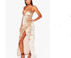 Champagne evening dress