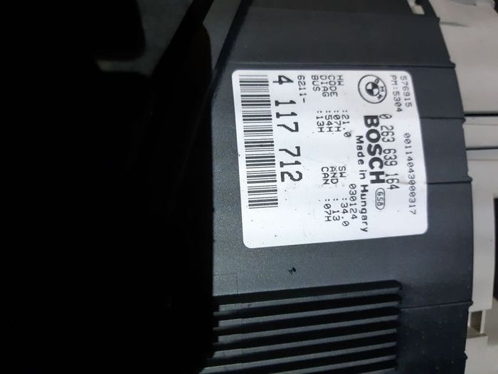 Bmw 3 E46 3 Series Speedometer Mph Instrument Cluster Oem