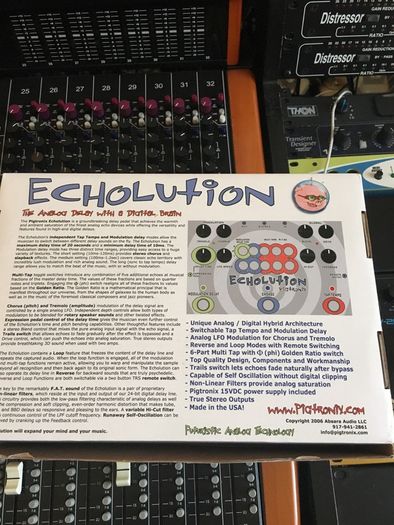 Pigtronix Echolution Delay Pedal -