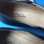 Clark's ladies stylish navy shoes size 37 Image 5