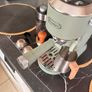 Sage Green De Longhi Espresso Maker + Caso Grinder Bundle Image 5