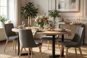 FLEXI 90 Extendable Round Dining Table from 90cm to 130cm  Laminated