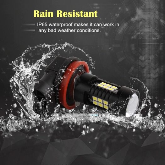 2Pcs H8 H11 Led HB4 9006 HB3 9005 Fog Lights Bulb 3030SMD 1200LM 6000K White Car Driving Running Lamp Auto Leds Light 12V 24V