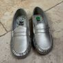 Silver Leather Moccasins Image 4