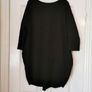 Black Tunic Dress with Angel Wings size 18 Image 3