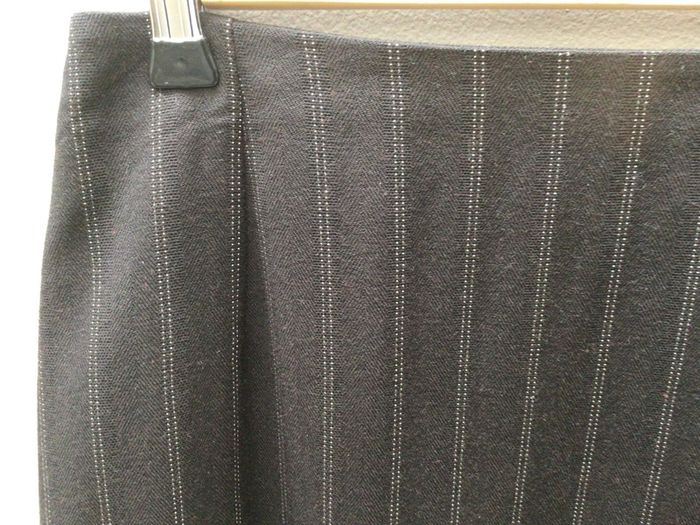 Vintage John Rocha Couture Designer Skirt Suit Dark Brown Size 10
