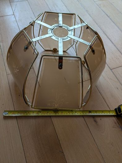 Vintage Glass Pendant Lampshade