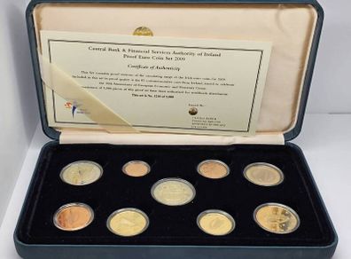 Ireland 2009 Proof Coin Set in Original Holder with COA