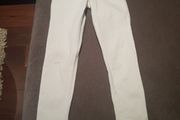 Topshop Joni white stretch jegging waist25 like new