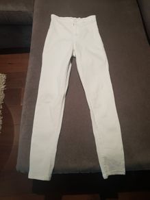 Topshop Joni white stretch jegging waist25 like new