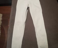 Topshop Joni white stretch jegging waist25 like new