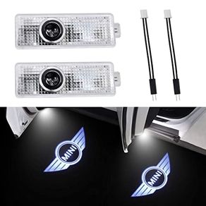 2X Mini LED Car Door Logo Courtesy Laser Welcome Lights Projector Shadow Lamps
