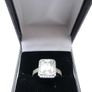 Vintage Sterling Silver 925 Timeless Elegance Halo CZ Ring size K - 5,52g Image 3