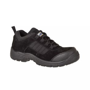 Brand new in box Portwest Unisex Trouper safety shoes black steel toe size UK7 EU41 Postage included