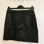 New Look black faux leather skirt, size 10 Image 2