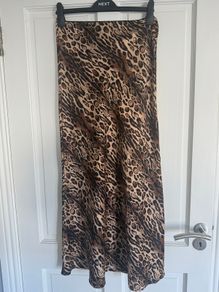 Leopard Print Maxi Skirt