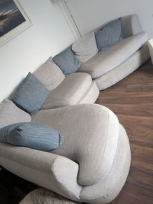 Sofa herringbone L shape