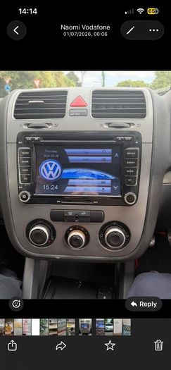 VW golf cd player