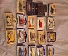 Selection of boxed models cars