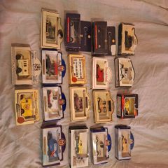 Selection of boxed models cars