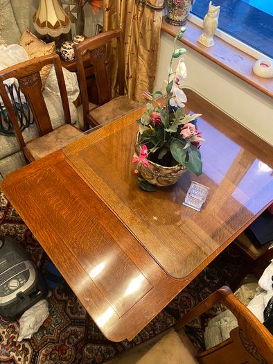 Dining room table and chairs