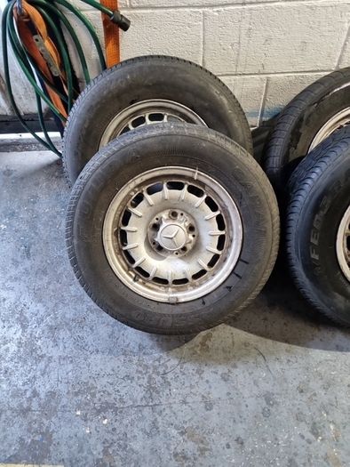 mercedes wintage wheel