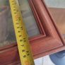 Lovely Framed Print Signed W . Darker - 1899 Sunflower Floral Print In Tall Pine Wood Frame. Image 2