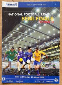 2007 Monaghan v Meath & Roscommon v Cavan - GAA National Football League S.F Programme