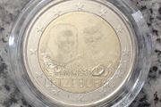 Luxembourg 2 Euro Base Metals Uncirculated Coin 2021 - 40th Wedding Anniversary of Grand Duke Henri and Grand Duchess Maria Teresa (Photo) - 2 Euro Commemorative Coin