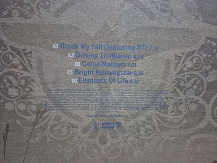 NEBTX9015 - Tiesto - Elements of Life vol2 2LP