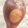 Henry Howell 1900 silver collar inlaid oak cane Image 3